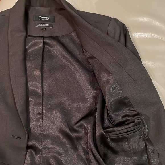 Dark grey lined RW&Co blazer/ jacket in excellent condition. - Picture 5 of 5